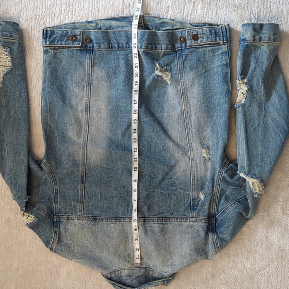 REQUEST Distressed Jean Jacket - Picture 5 of 6